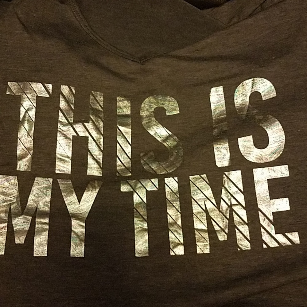 Bcg Gray & Silver Athletic Top Size 1X